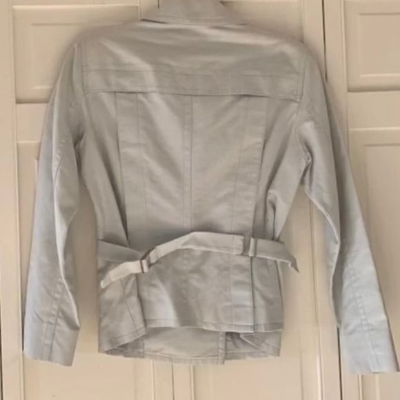 CALVIN KLEIN BABY BLUE COTTON  SHORT PEACOAT  - SZ 6 - Picture 5 of 7